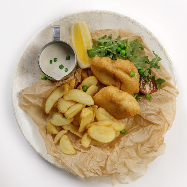 Fish and chips pica+ picaplius